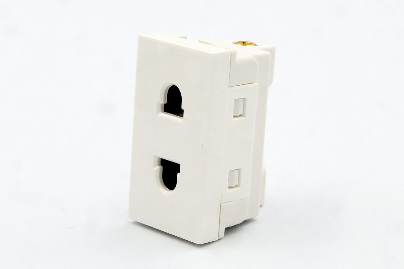 Công tắc K600 – 012S Ổ cắm đơn 2 chấu cỡ S, 250VAC-16A Multi standard socket outlet
