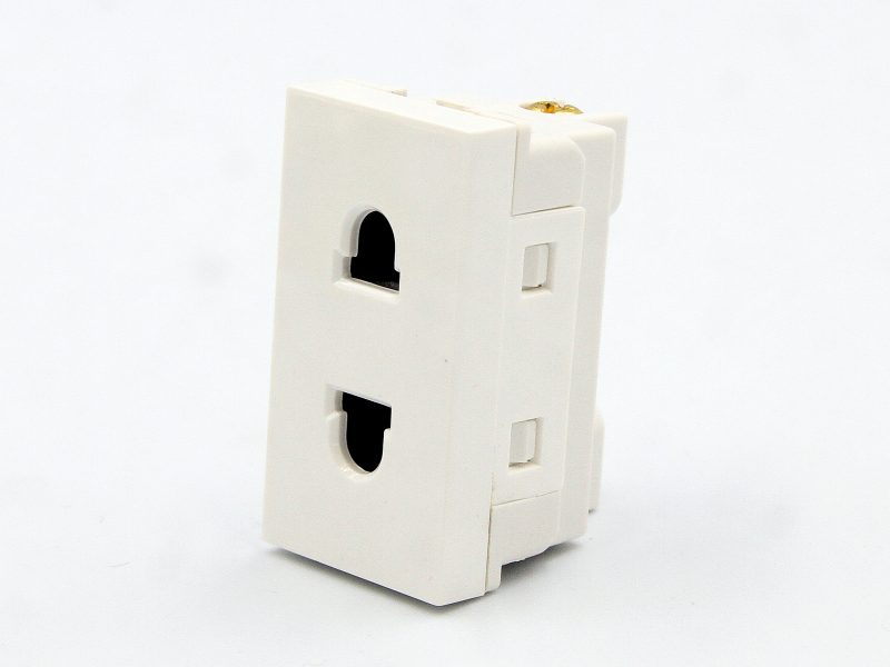 Công tắc K600 – 012S Ổ cắm đơn 2 chấu cỡ S, 250VAC-16A Multi standard socket outlet